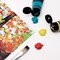 Acrylic Paint Set, 24 Basic Colors Tubes (60ml / 2.02oz) Art Craft Paints for Canvas, Rock, Wood, Fabric, Art Supplies